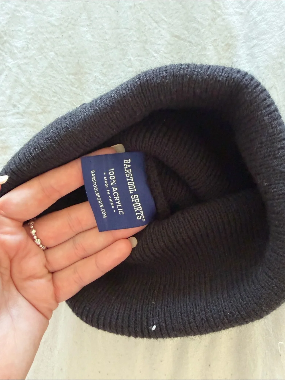 Barstool Black Unisex Beanie